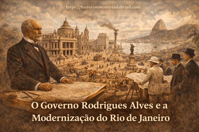 O Governo Rodrigues Alves e a Modernização do Rio de Janeiro - História ...